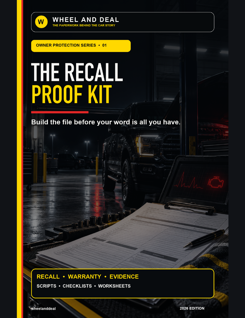 The Recall Proof Kit cover