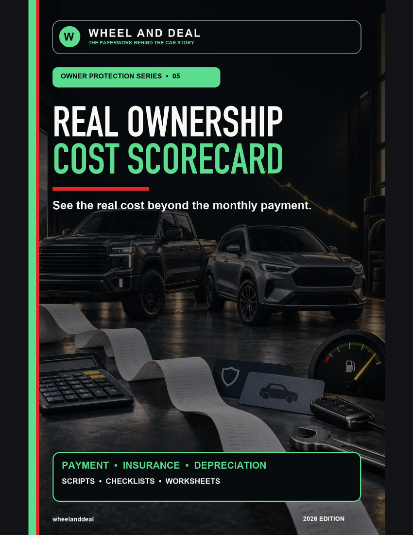The Real Ownership Cost Scorecard cover
